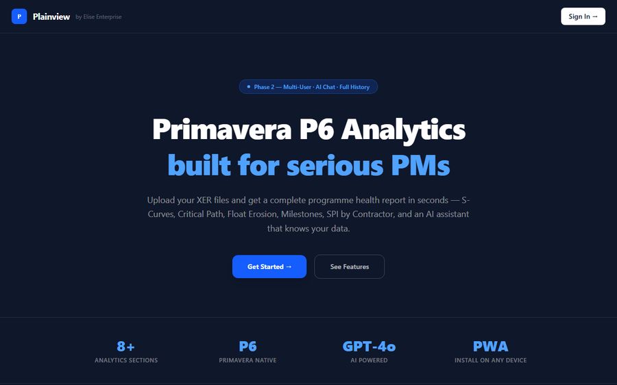 PlainView live site