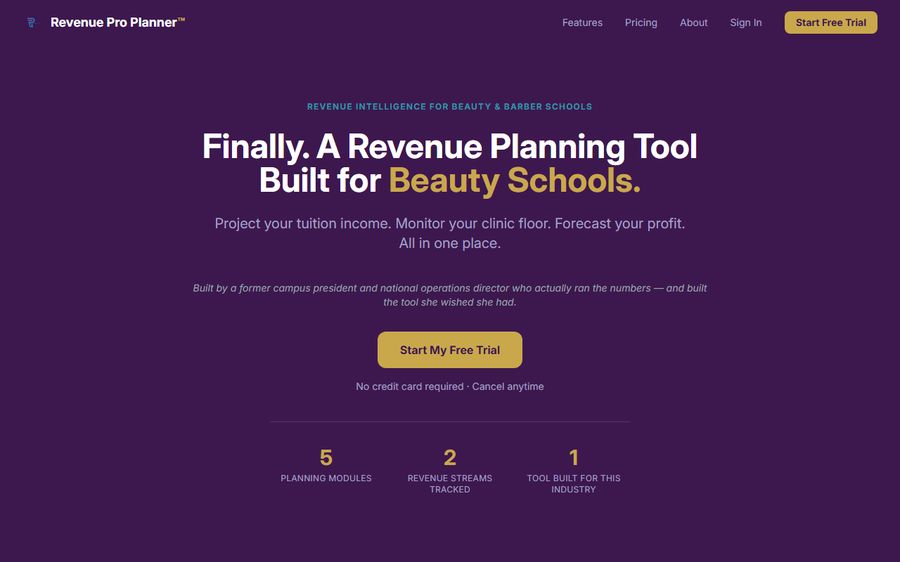 Revenue Pro Planner live site